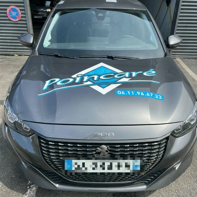 Déflocage Voiture Poincaré Avant